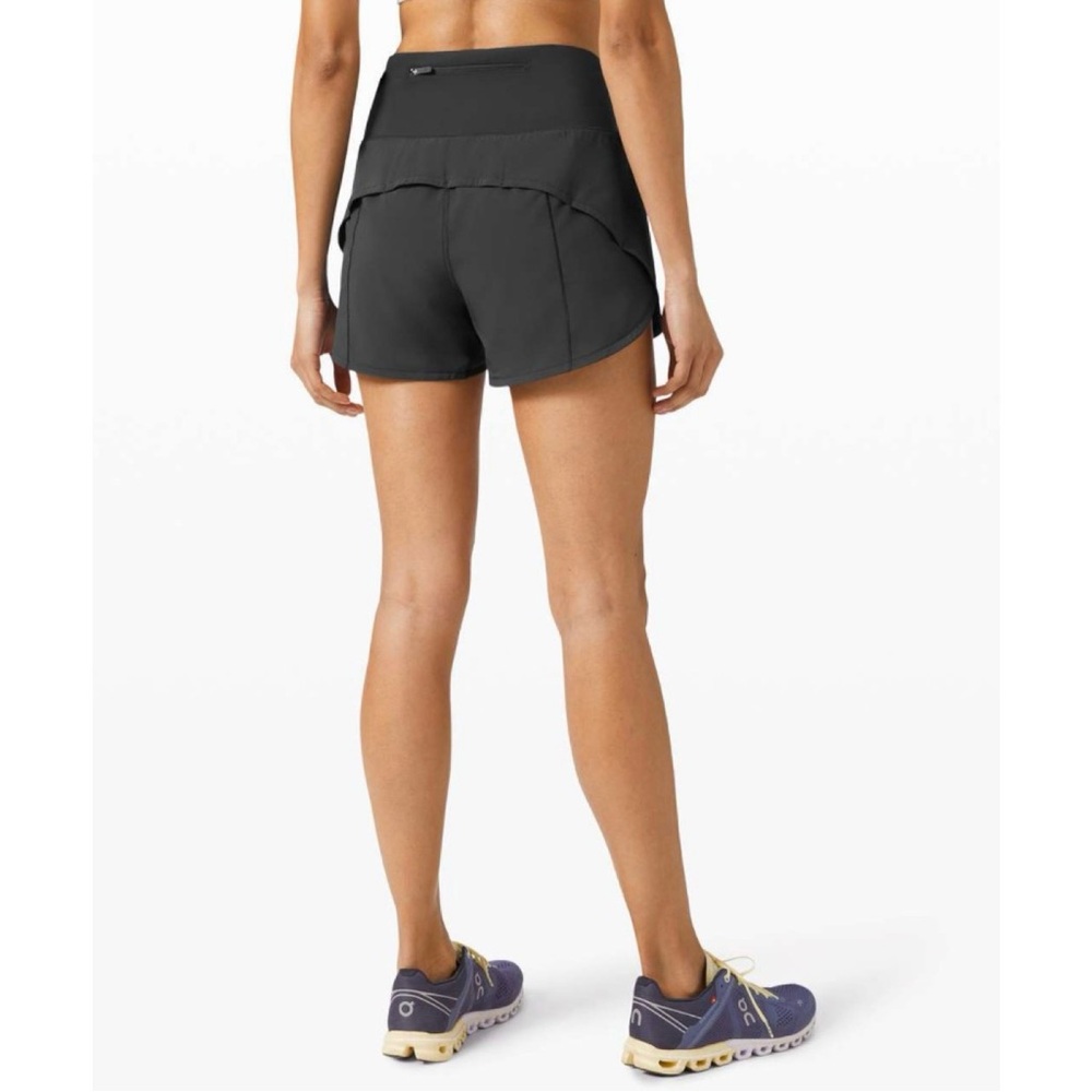 Lululemon Speed Up Short Long High-Rise *4" in Black Size 6 - Picture 4 of 15